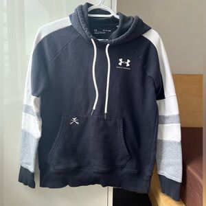 Under Armour Oversized Rival Fleece Logo Hoodie - XS